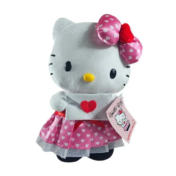 Hello Kitty plush Valentines Greeter 2026 NEW RELEASE Pink Envelope 17in Tall - Picture 2 of 8